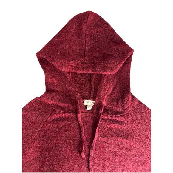 State of Day Women's Indulge & Rest Loungewear Tunic Hoodie - Maraschino L - Picture 7 of 9